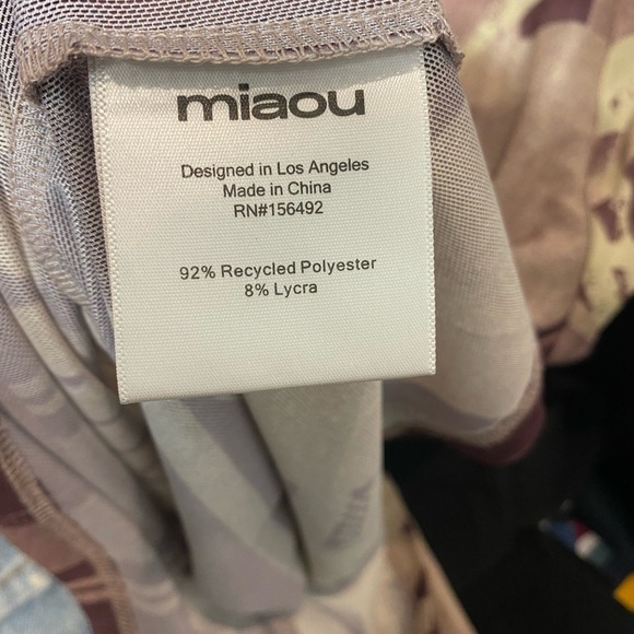 Miaou Mini Tee in Stone Mauve - Picture 9 of 11